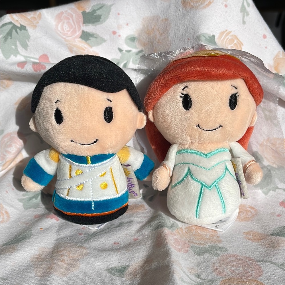 Disney Princess and Prince Plush Set - itty bitty Hallmark Exclusive
